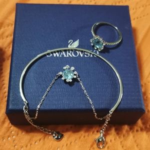 Swarovski Bracelet and Ring set
